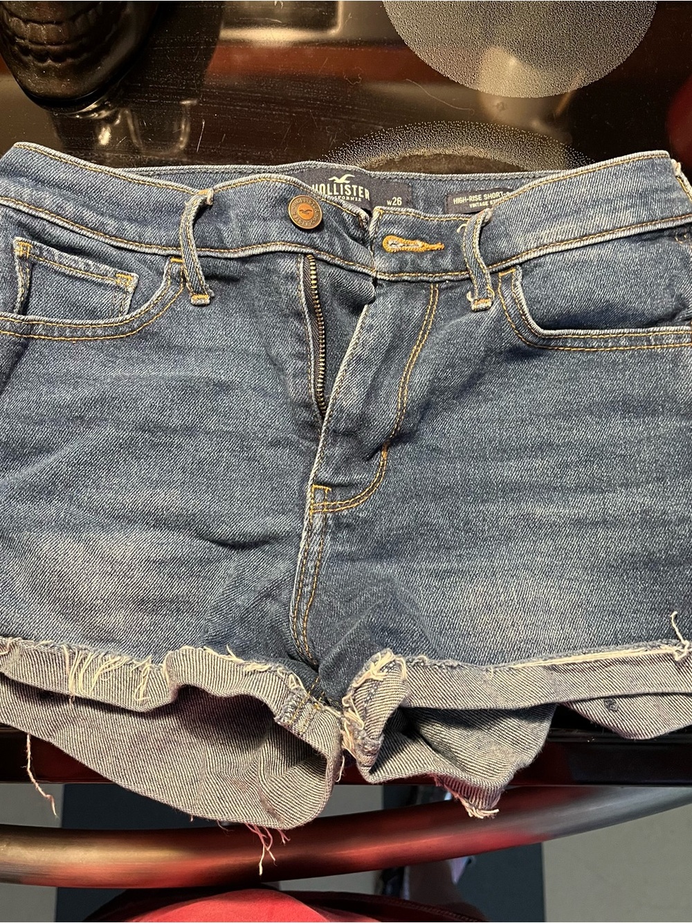 Hollister Women's Distressed Denim shorts